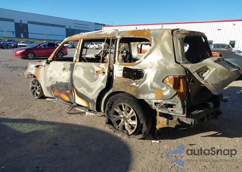 2017 Infiniti Qx80 из США, поврежденный, VIN JN8AZ2NF4H9646351